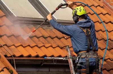 Démoussage et hydrofuge de toiture à Loubeyrat